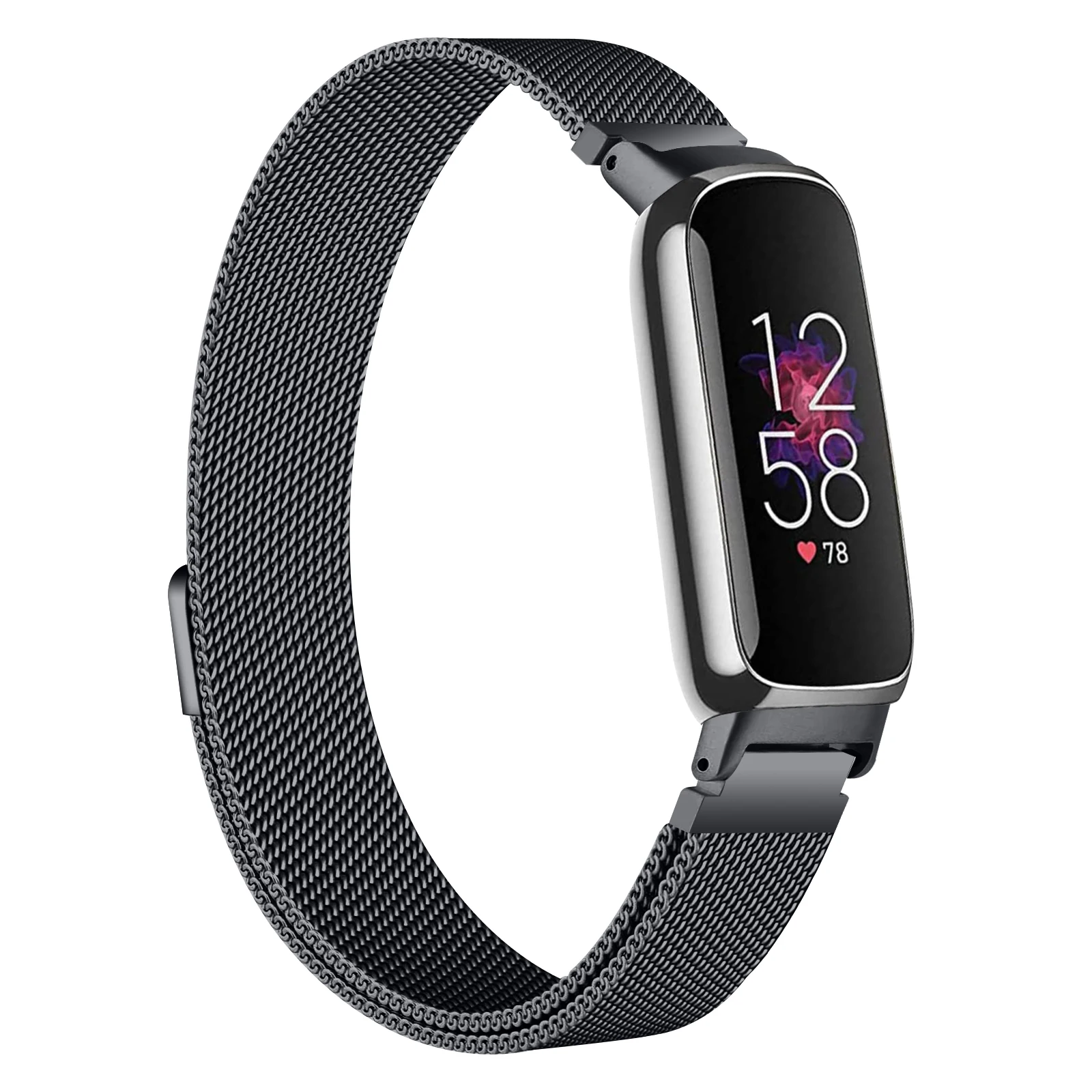 Фото Металлический магнитный ремешок для Fitbit Inspire 3, сменный ремешок для часов, браслет для Fitbit Inspire 3, миланский браслет, аксессуары №5