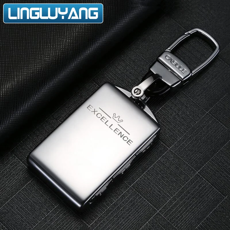 

car accessories for Volvo 2018 2019 2020 2021 2022 XC60 S90 XC90 V90 XC40 key shell buckle V60 aluminum alloy key case