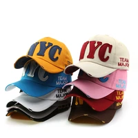 anwear cotton baseball cap for men and women embroidery nyc hat cotton soft top caps casual retro snapback hats unisex