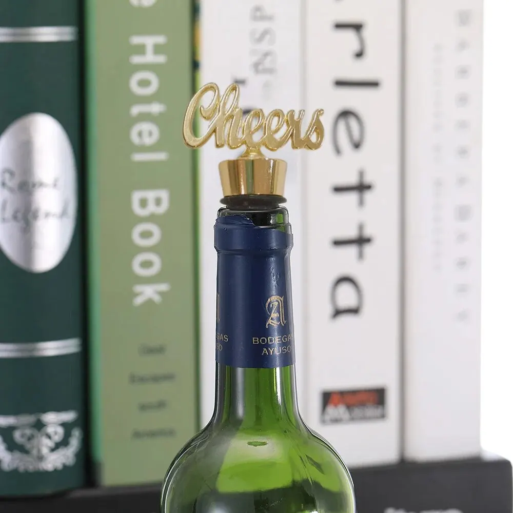 Креативные виниловые пробки в форме поздравления экологически чистые