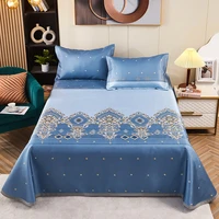 home textiles mattress easy to clean foldable summer cool sleeping mat pillowcase ice silk double mattress sheets kids