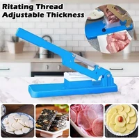 %e2%80%8bhome kitchen manual stainless steel food cutter slicing machine for frozen meat ejiao rice cake multi functional cutting slicer