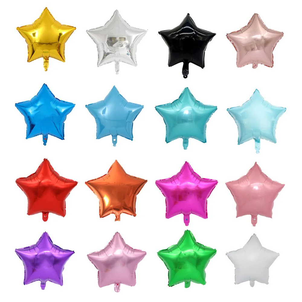 

18inch Star Foil Balloon Wedding Decorations Kids Silver Gold Star Balloon Birthday Balloons Baby Shower Wedding Party Supplies