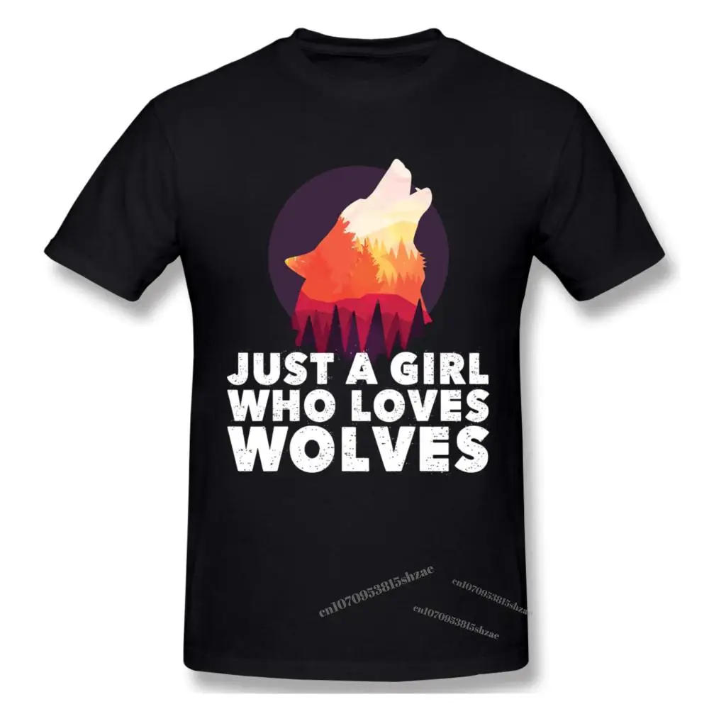 

Wolf Lover Women Conservation Just A Girl Who Loves Wolves Tshirt man T Shirt Woman