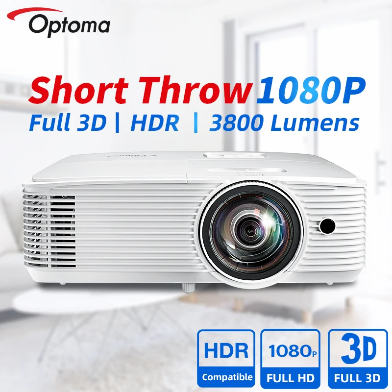  Optoma HD25, HD (1080p), 2000 ANSI Lumens, 3D-Home