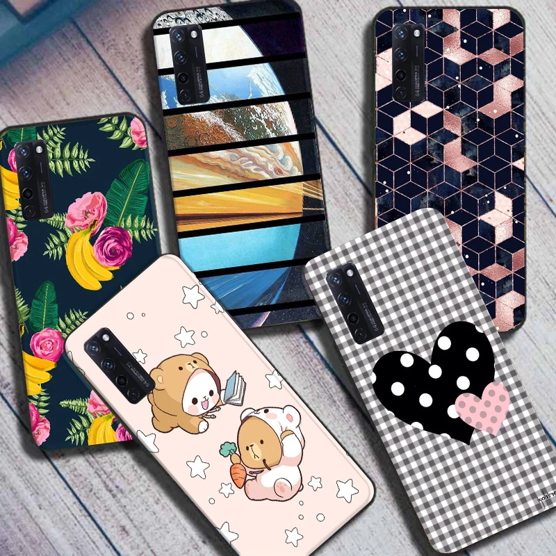 Чехол для ZTE Axon 20 5G, силиконовый мягкий чехол для телефона с принтом для ZTE Axon 20 4G, чехол s Axon20, бампер из ТПУ, Роскошный чехол