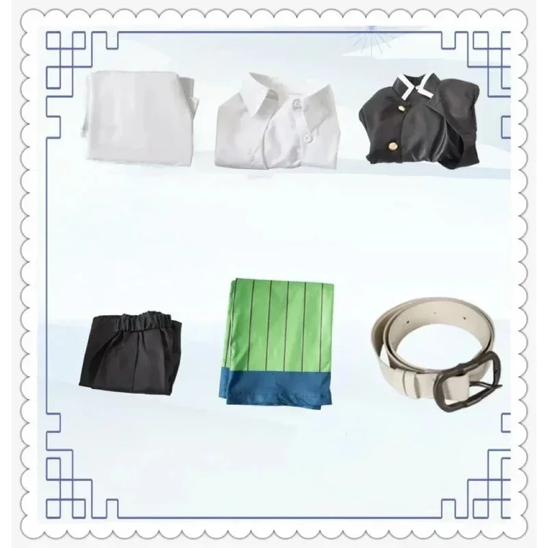 Аниме Kanroji Mitsuri Косплей Костюм Kimetsu No Yaiba Kostuum Kimono Uniform Pruik Хэллоуин Sleding