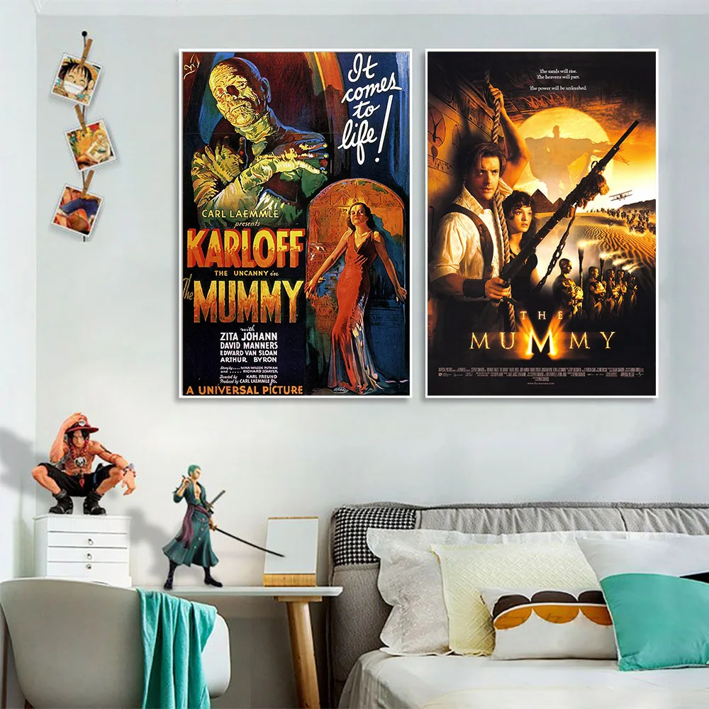 

Постер фильма «мама» 1932 и 1999 годов, Классический ужас для кемпинга, HD печать, холст, Постер декоративный для спальни, спортивный, офисный, комнатный декор, постер