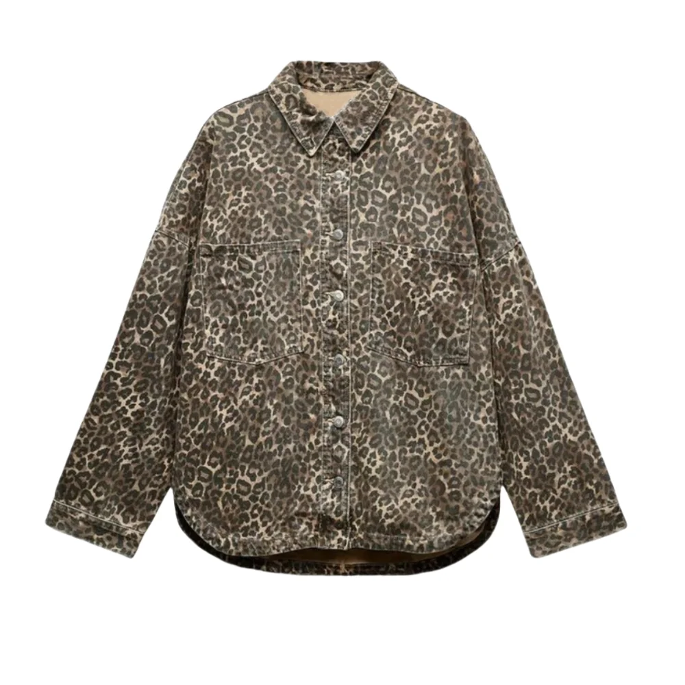 Осеннее Новое Женское модное и повседневное универсальное Ковбойское пальто PB