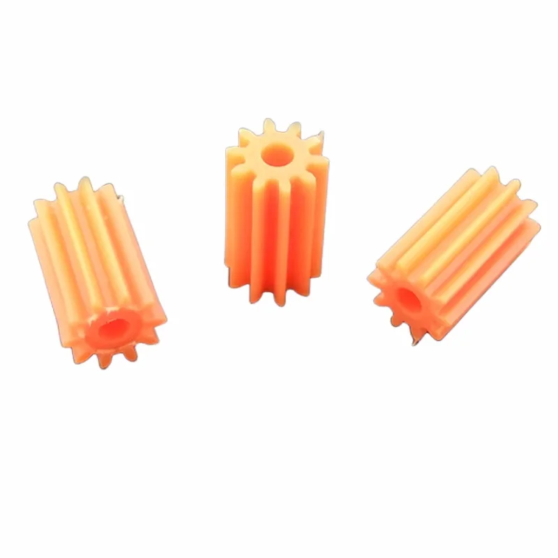 10 шт./лот 0 5 м т 2 мм оранжевый/белый шпиндель прямая шестерня диаметр модуля 102A