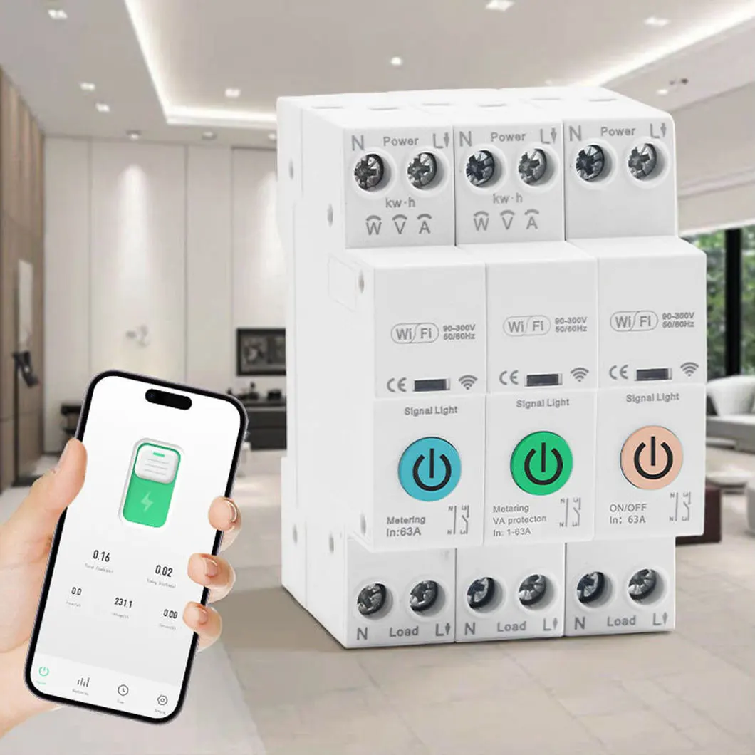 

Smart Life Мини автомат WiFi 1P 63A