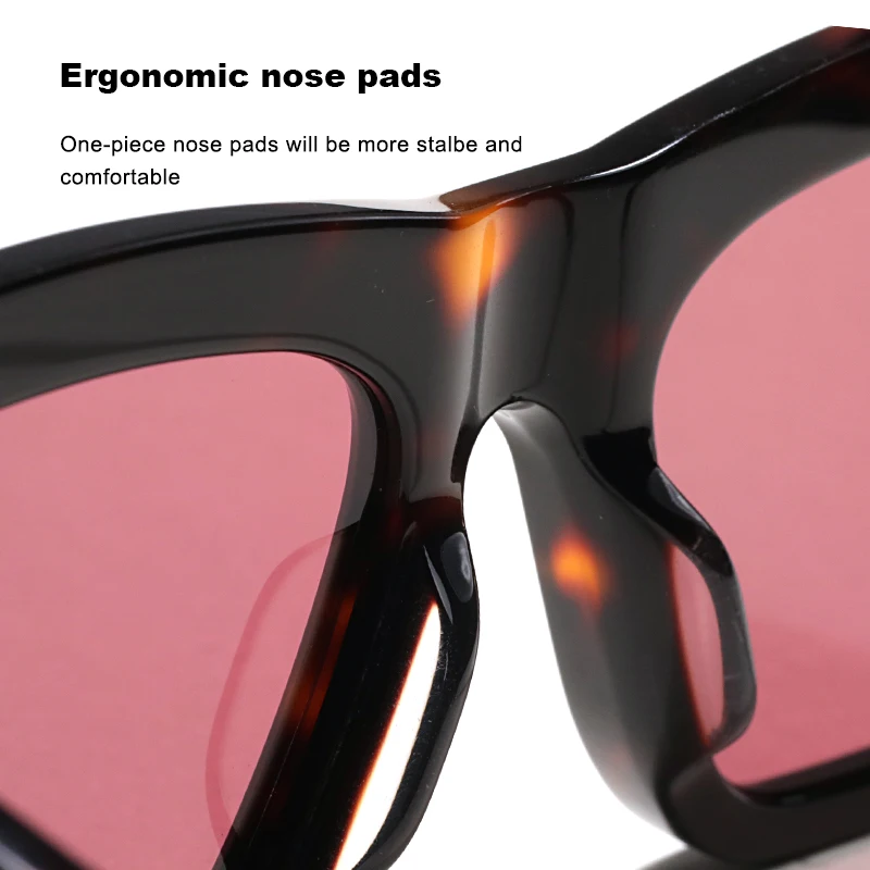 Квадратные ацетатные солнцезащитные очки высшего качества ручной работы SCASH для