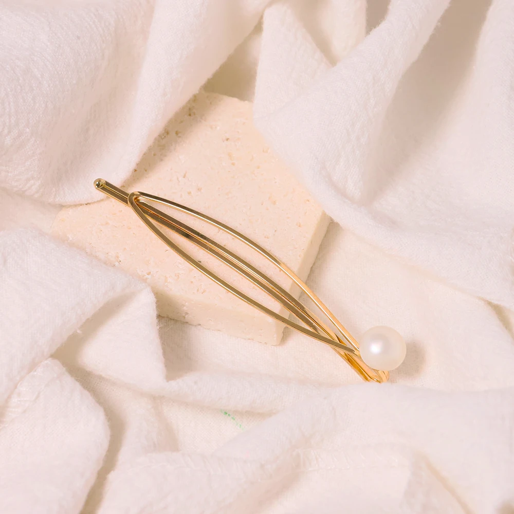 Аксессуары для волос GLSEEVO из натурального пресноводного жемчуга в стиле ретро