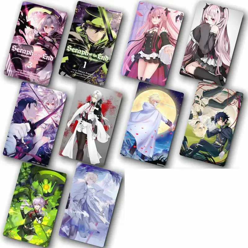 

200 pcs/lot Anime Owari no Seraph Seraph of the End Sticker Different Style Stickers ID Waterproof DIY Card Toys gift