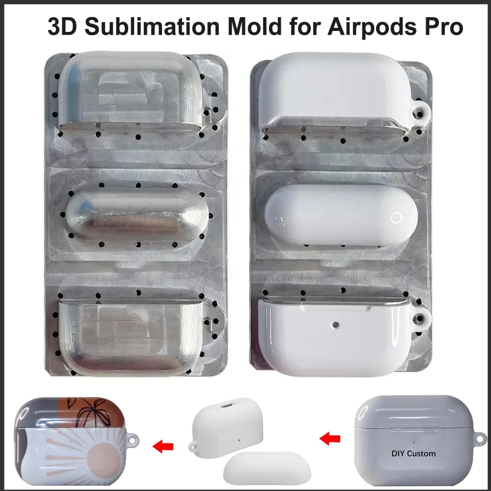 3D сублимационная форма для Airpods Pro 2 DIY термопереносный пресс печать наушники