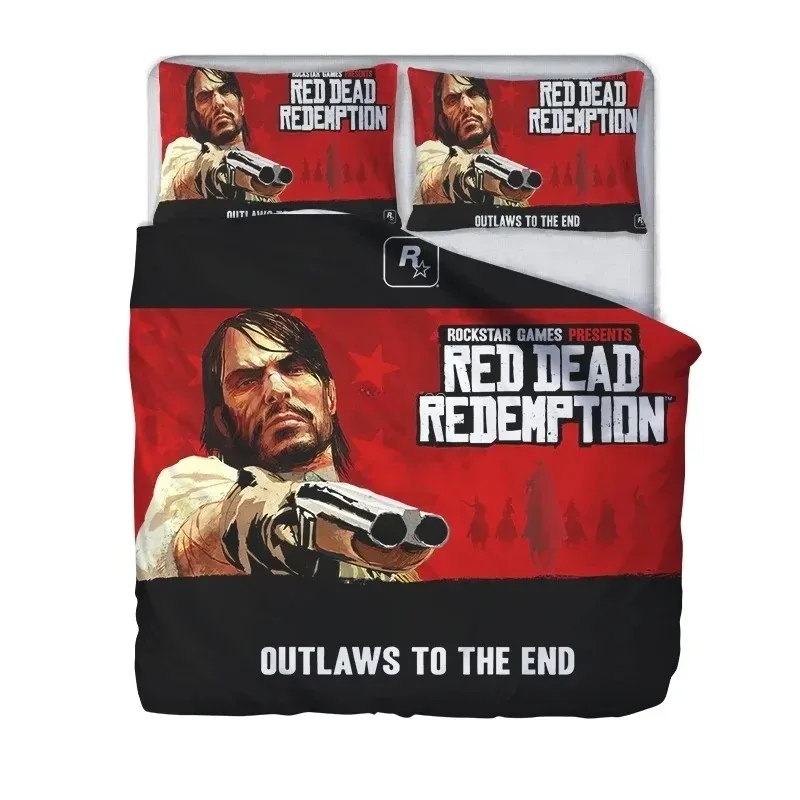 Фото Комплект постельного белья R-Red-S D-Dead Redemption (2/3 предмета), пододеяльник и наволочка, комплект постельного белья для подростков и взрослых, подарок для мальчиков и девочек №4