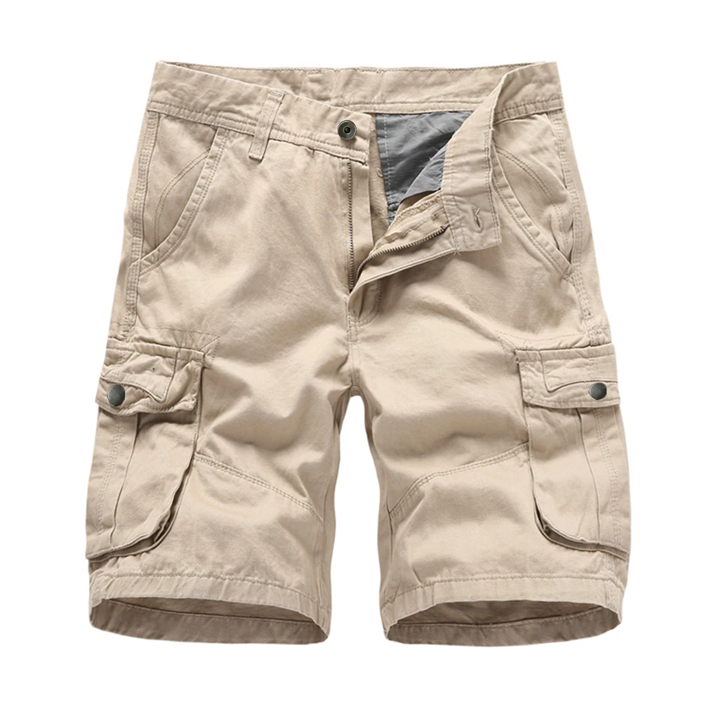 

Mens Cargo Shorts Casual Fashion Active Cargo Shorts Pants Multi Pockets Bottoms Summer Male's Outdoor Short Pants Trousers
