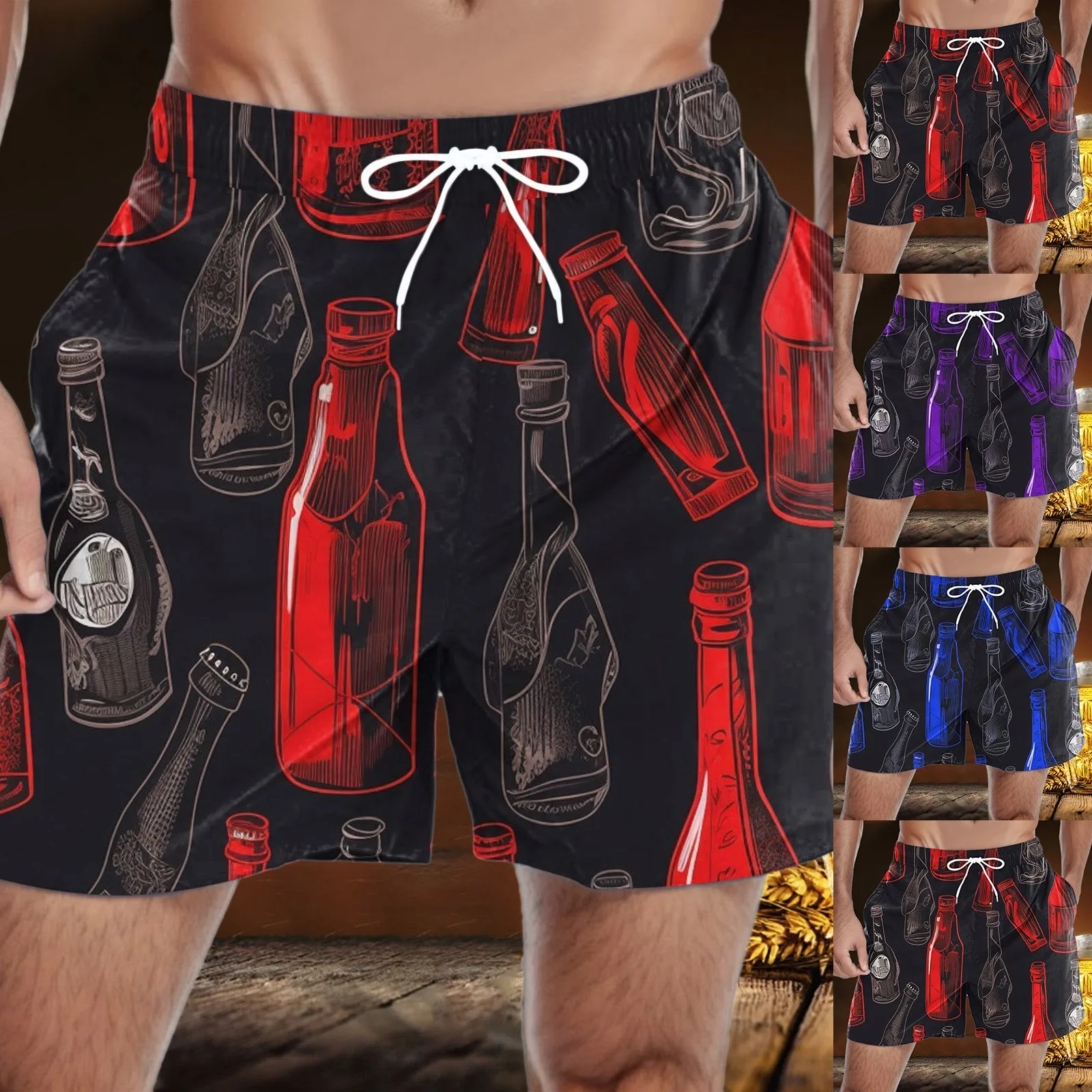 

Men's Oktoberfest Fashion Casual Shorts Without . Mens Shorts Surf