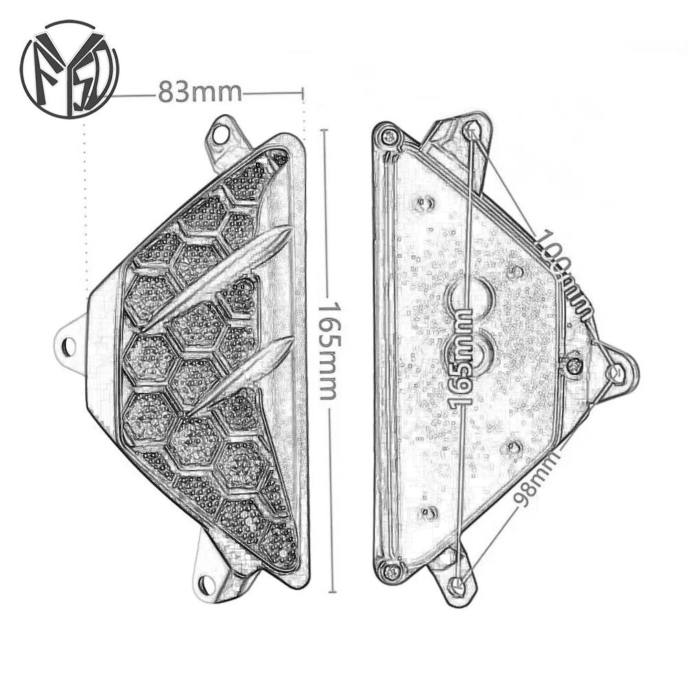 Фото Подходит для KAWASAKI NINJA250 NINJA300 NINJA400 ZX-25R ZX25R NINJA 400 300, передний светодиодный индикатор указателя поворота мотоцикла, мигалка №3