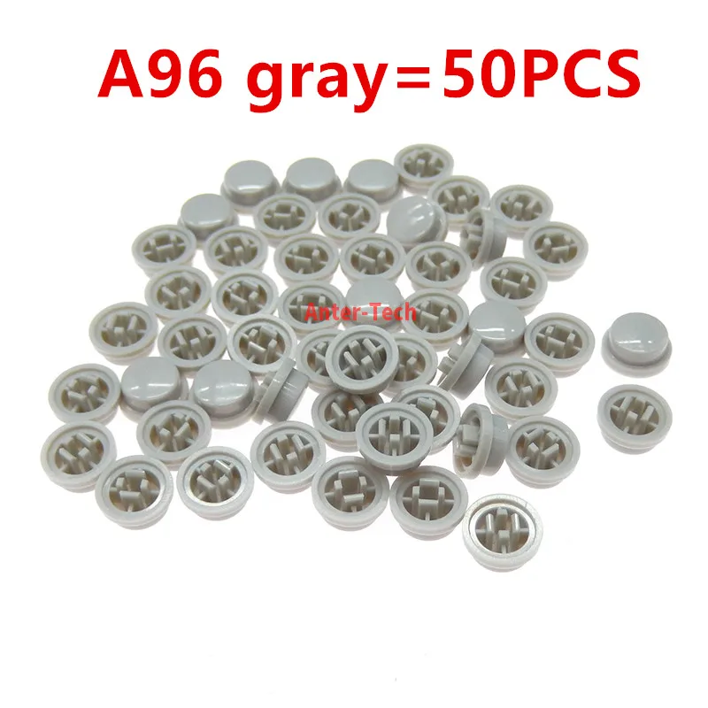 

50 шт., цветные пластиковые крышки для микрокнопок A95, размер 9,8*5,8 мм