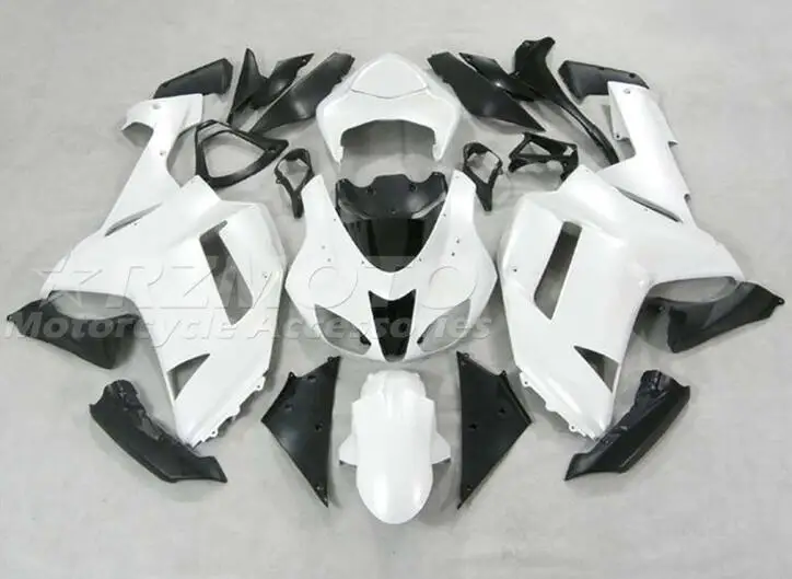 

Новый комплект обтекателей для мотоциклов ABS Aftermarket, подходит для Kawasaki Ninja ZX-6R ZX6R 2007 2008 07 08, кузов белый