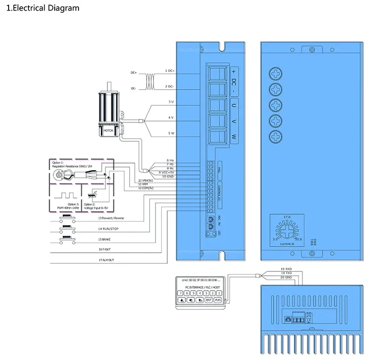 DMKE 100A M Pwm умные высоковольтные датчики Холла электронный бесщеточный регулятор