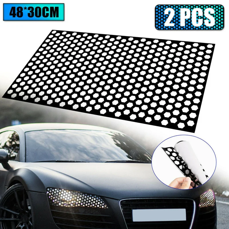 2 шт., автомобильные наклейки на задний фонарь, 48 х30 см