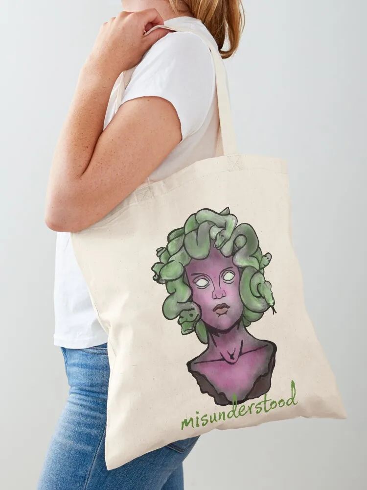 Сумка-тоут Medusa Was Misunderstood сумка на заказ сумки для покупок складная многоразовая