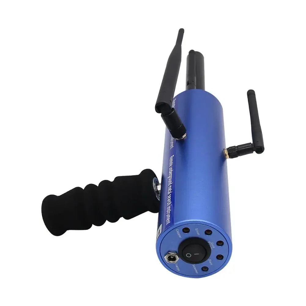 Синий металлоискатель AKS дальнего действия искатель драгоценных камней и