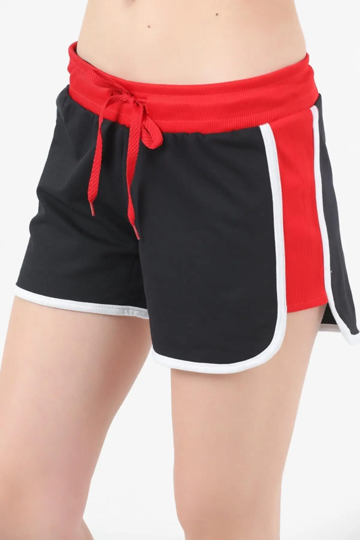 

Women's Shorts Tie-Laced Mini Sport Black New Summer Fashion Bermuda Basic Short Pants Mini Trousers