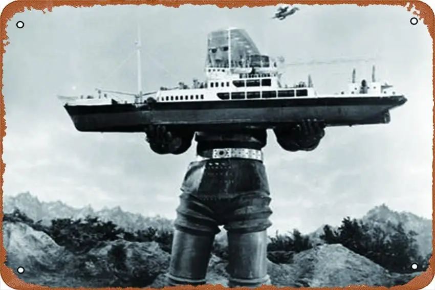 Джонни Сокко и его летающий робот винтажная металлическая жестяная вывеска в