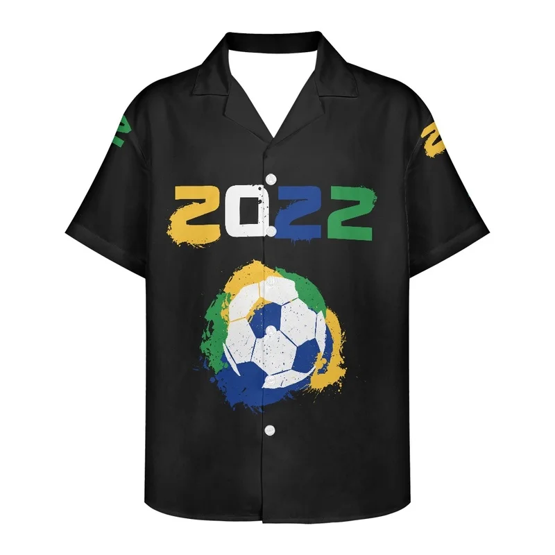 

Рубашка-поло Doginthehole мужская с принтом, Повседневная дышащая блузка с флагом России, тонкая, лето 2022