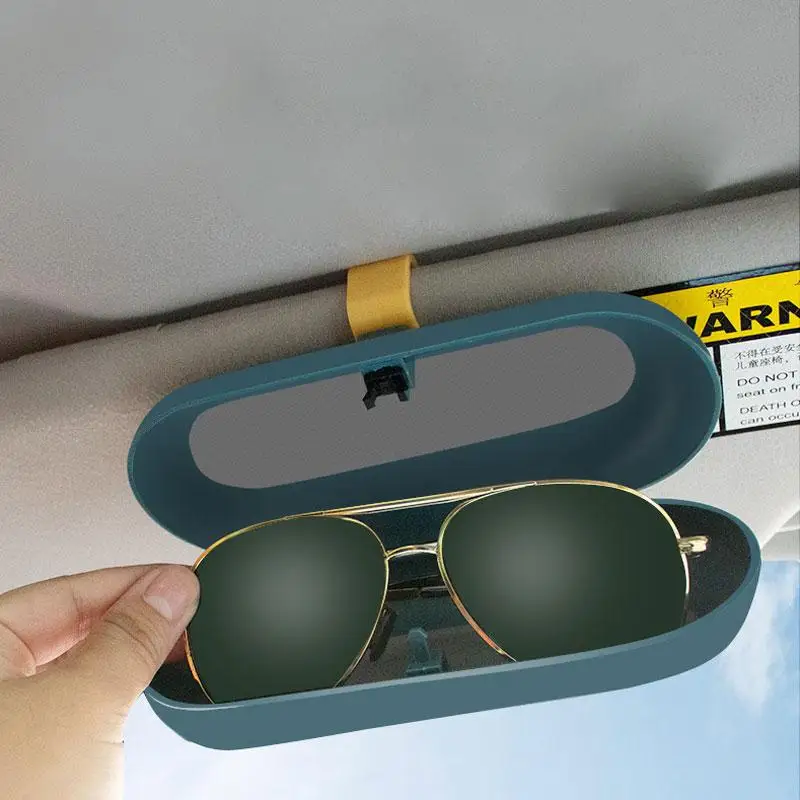 

Car Sun Visor Sunglasses Case Holder Multi-function with Car Aromatherapy Interior Glasses Box Storage Visor Sunshade Car Holder