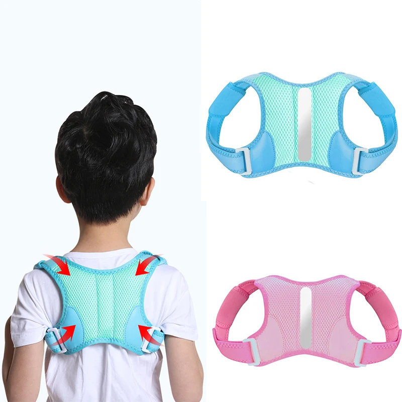 

1PC Children Back Posture Corrector Kids Teens Back Support Belt Adjustable Orthopedic Corset Shoulder Support Correction