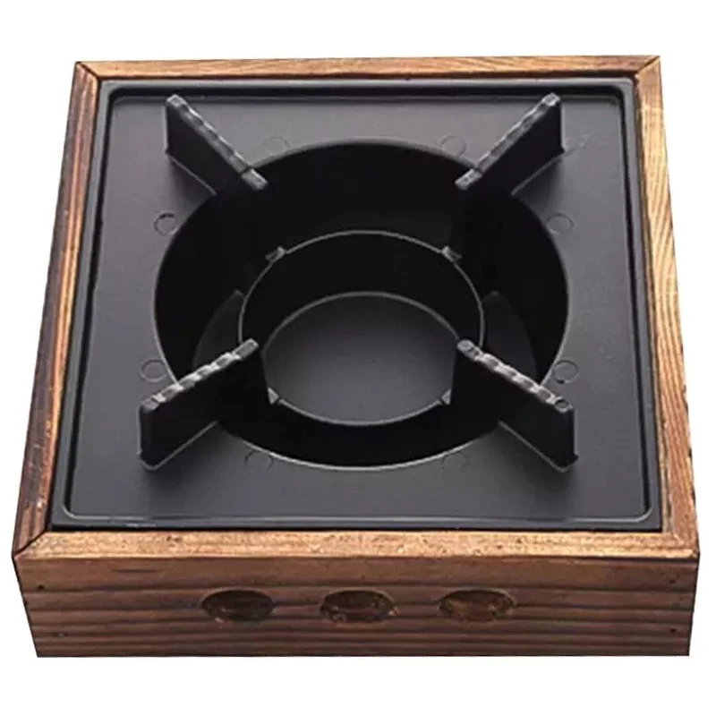 portable cooking grills aluminum alloy square commercial solid stove household old dry stew hot pot free global shipping