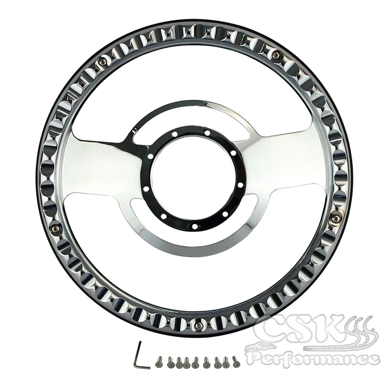 14&quot Chrome Half Wrap PVC 9 Bolt Steering Wheel For Chevy Tahoe GMC Jeep Cadillac |