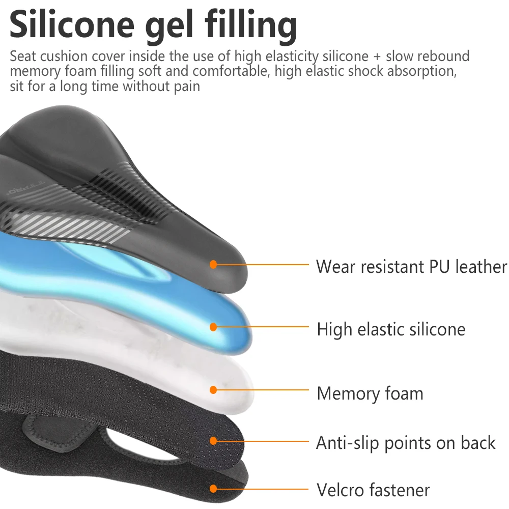 TTPRO Подушка с отскоком Амортизирующий удобный мягкий чехол на сиденье для MTB