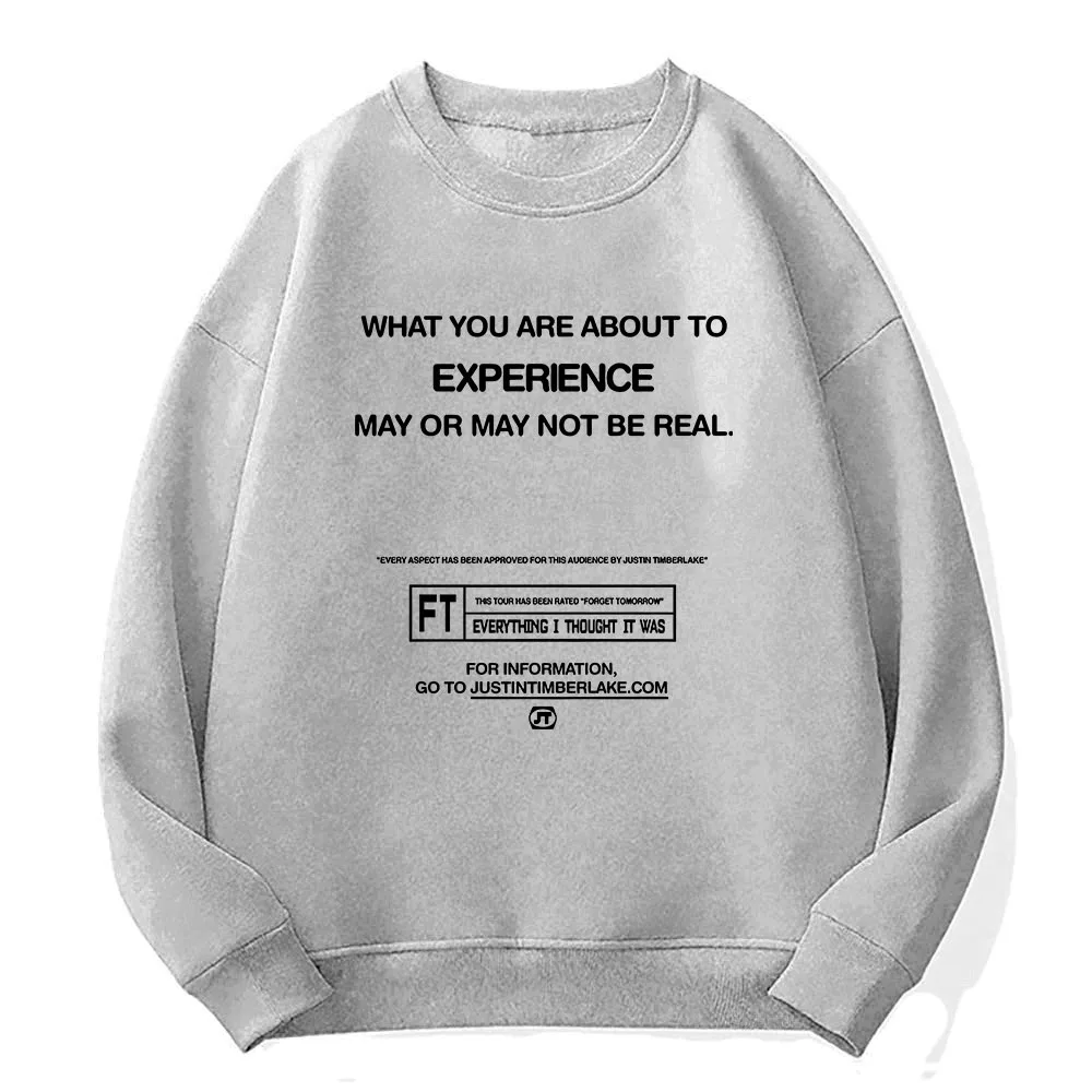 Свитшот с круглым вырезом длинным рукавом в стиле хип-хоп