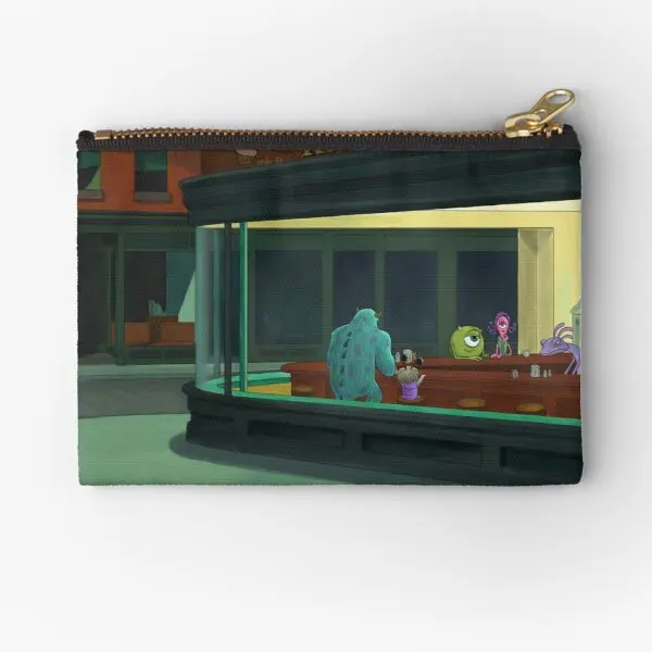 

Zipper Pouches Pocket Underwear Small Storage Pure Socks Bag Cosmetic Panties Coin Packaging Women Men Wallet Money Key