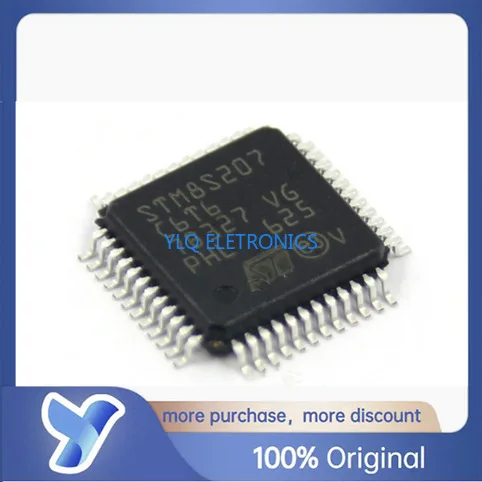 Original new STM8S207C6T6 LQFP-48 8bit -MCU integrated circuit chip
