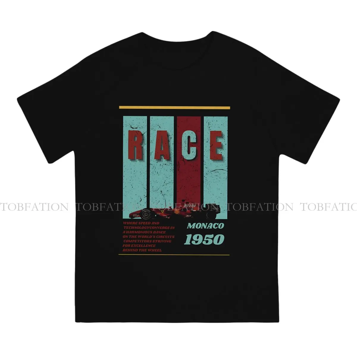 1950 Повседневная футболка F1 формула 1 стиль уличная одежда мужская