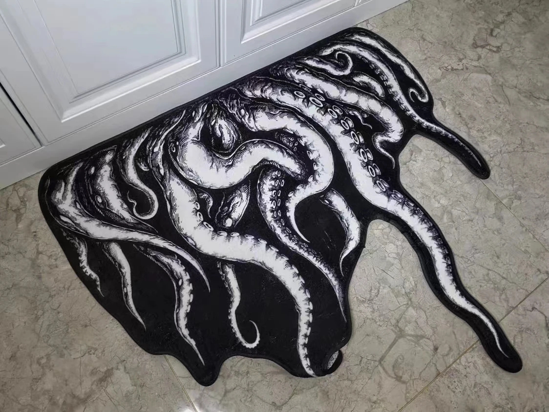 Gothic Octopus tentacles Carpet Entrance Doormats Octopus Home Bedroom Decorative Living Room Bathroom Rug  Kitchen Carpet