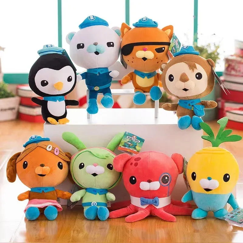 

Octonauts Plush Toy Barnacles Peso Kwazii Tweak Vegimal Dashi Stuffed Doll Animal Plushie Dofa Car Decor Pillows Kids Gifts