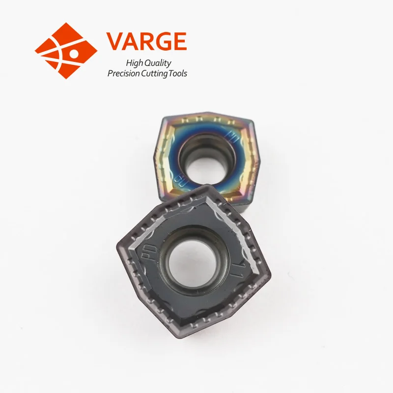 Фото Фрезы VARGE XOMX XOMX060204R XOMX060208R XOMX120420R XOMX120440R XOMX180608 CNC Turbo Cutter: твердосплавные квадратные фрезы для обработки плоскостей №4