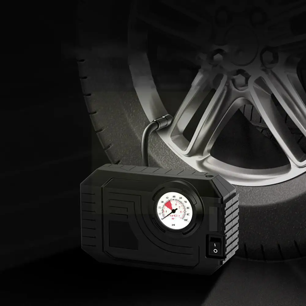

Car Inflatable Pump Car Air Compressor For Motorcycles Bicycle Boat 12v Portable Tyre Inflator Digital Electric Mini Air Pu C2j1