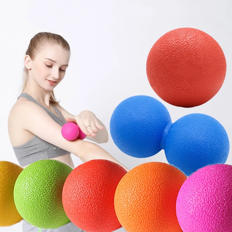 Массажные шарики для йоги арахисовый Массажный мяч портативный массажный ролик