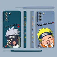 garra anime naruto japan for samsung galaxy s22 s21 s20 s10 note 20 10 ultra plus pro fe lite liquid left rope phone case cover