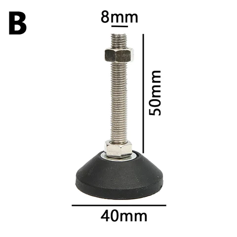 Новые ножки для мебели, регулируемые уровневые ножки резьбового типа, шарнирное основание, ножки для мебели M8 M10 M12