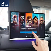 Ainavi 13.3 Inch Headrest TV 4K Car Monitor Android 10.0 Multifunction Tablet Touch Screen WiFi/Bluetooth/USB/SD/HDMI in out FM