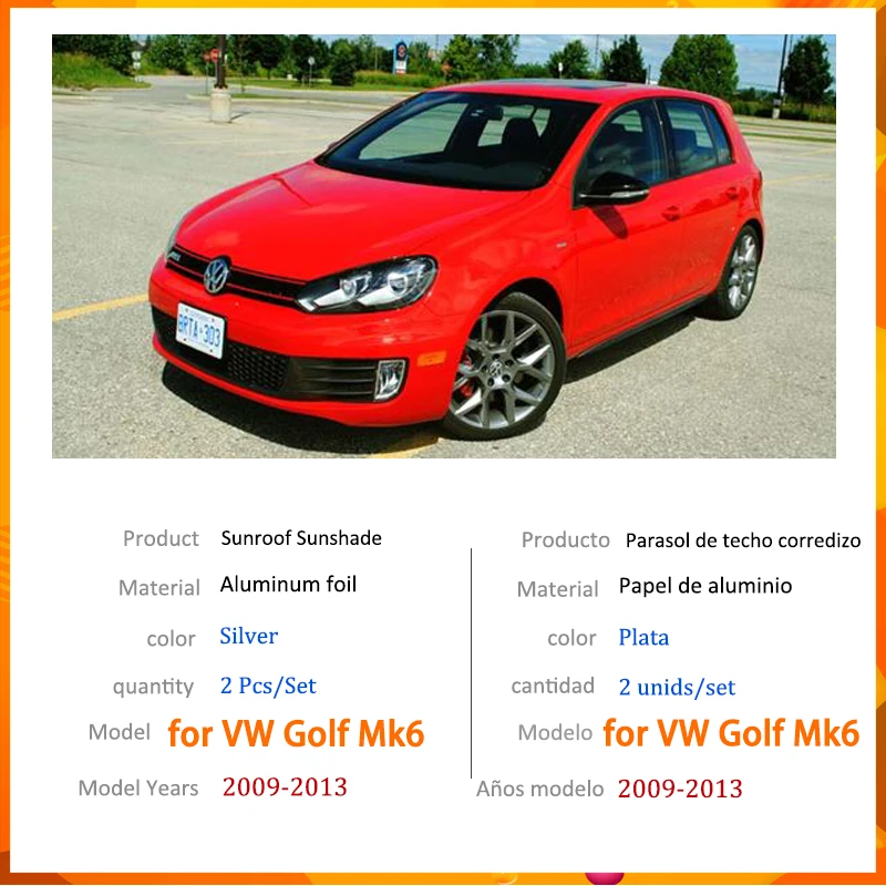Солнцезащитный козырек для Volkswagen VW Golf MK6 6 VI 2009 2010 2011 2012 2013